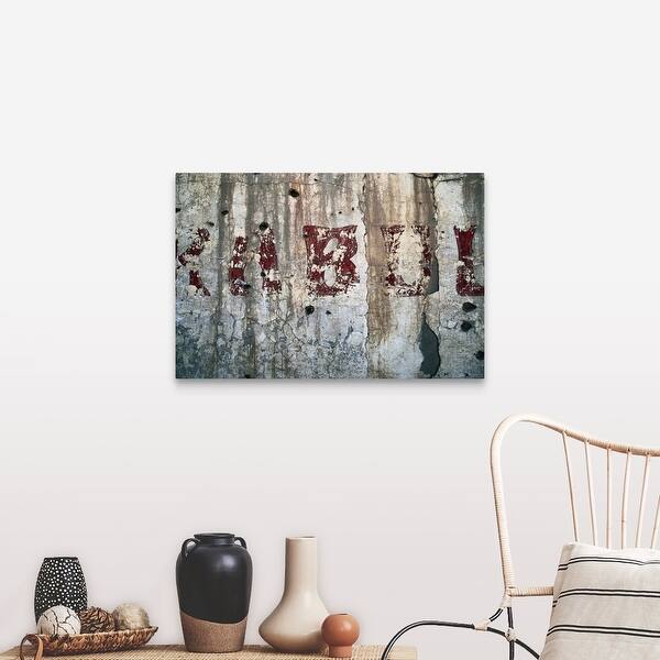 Sign Pockmarked By Bullets Kabul Zoo Afghanistan Canvas Wall Art Overstock 16800961