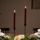 preview thumbnail 15 of 16, LED Flickering Flameless Taper Honeycomb Christmas Candles - 9.5" - Set of 2