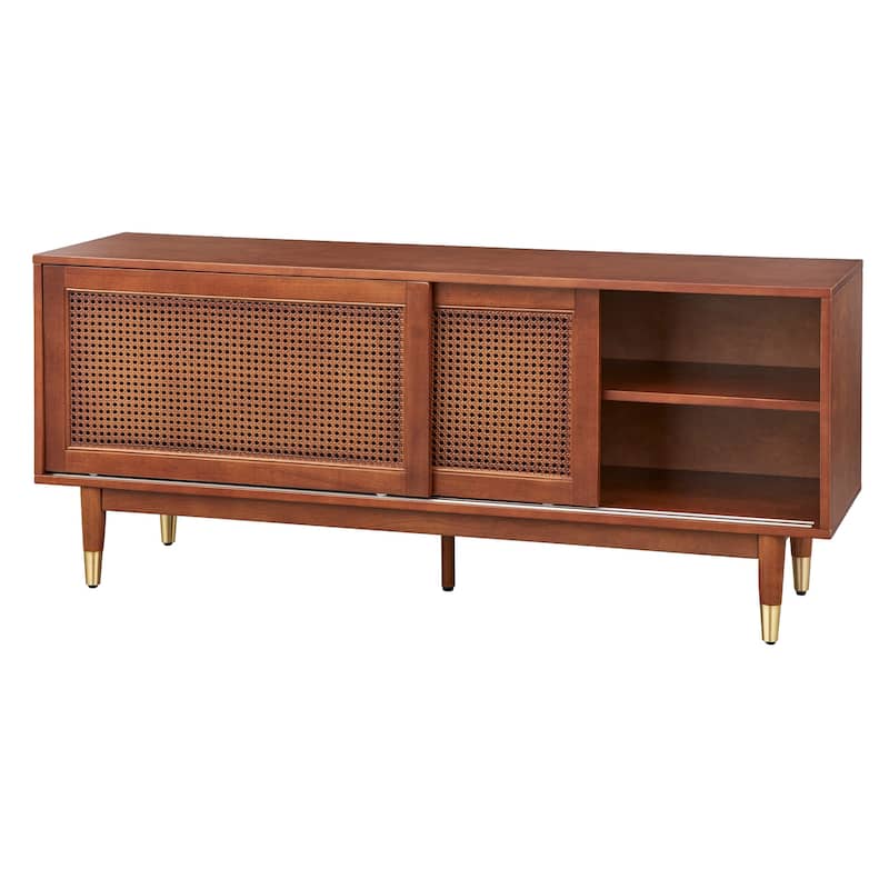 angleo:HOME Allen Cane Front Sliding Door TV Stand