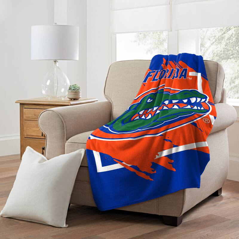NCAA Florida Gators Dimensional Micro Raschel Throw Blanket