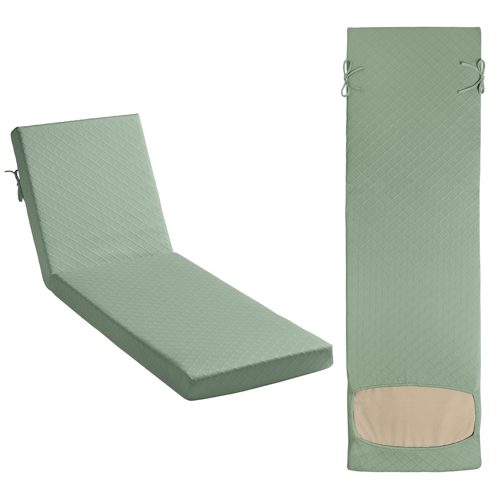 ARDEN Elastic Chaise Lounge Cushion Cover (2-Pack), Stretch Knit Patio Cushion Slipcover, Machine Washable, Fits Multiple Sizes