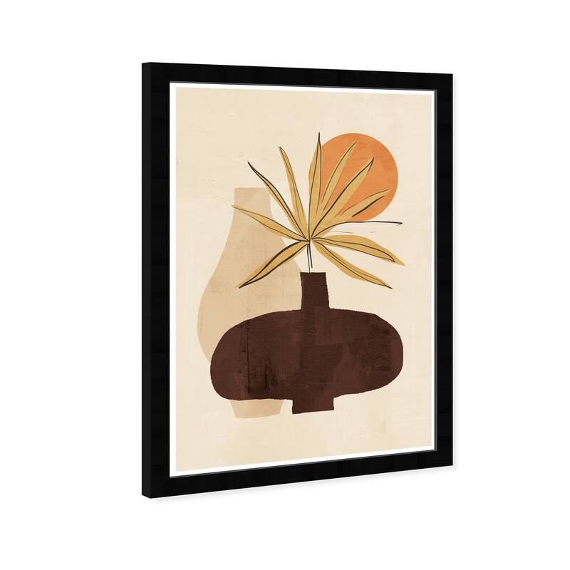 Wynwood Studio Prints Floral and Botanical Potted Plants Yellow and Modern & Contemporary Wall Art Canvas Print