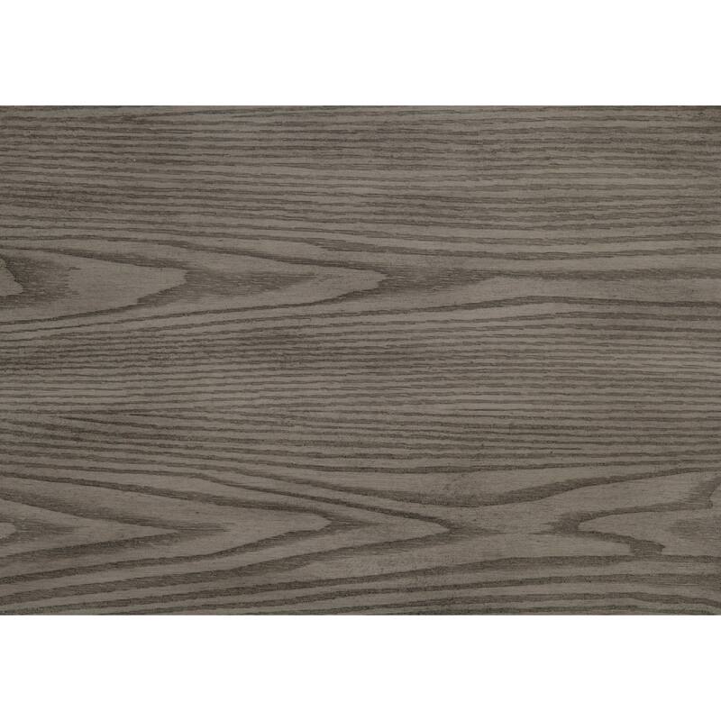 Laso 61 Inch Wide Dresser, 6 Drawers w Metal Handles, Gray Acacia Wood