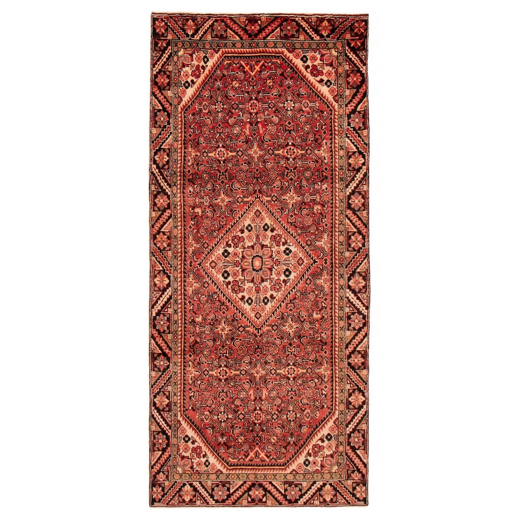 ECARPETGALLERY Hand-knotted Andelz Red Wool Rug - 4'8 x 10'6