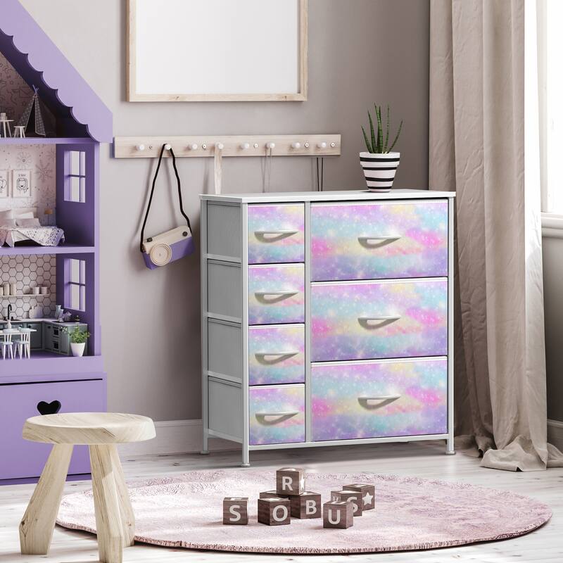 Dresser w/ 7 Drawers, Furniture Storage & Chest Tower for Bedroom