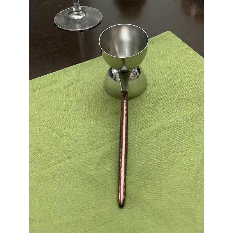 Vibhsa Bar Tools Accessories Bartending Kit set of 4 for Home Bar and Commercial Bars (Copper Hammered)