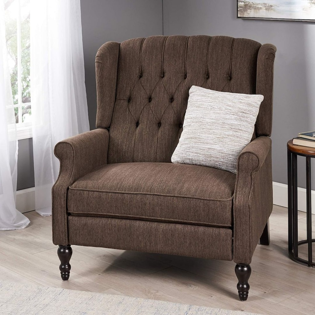 Contemporary One and Half Seater Recliner Chair - Multiple colors available by Christopher Knight Home