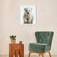 preview thumbnail 1 of 5, Wynwood Studio Canvas Animals Baby Animal Polar Bear White and Modern & Contemporary Wall Art Canvas Print - White, 20 x 16