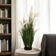 preview thumbnail 5 of 4, Enova Home Artificial Pampas Grass with Black Foam for Indoor Outdoor Decoration