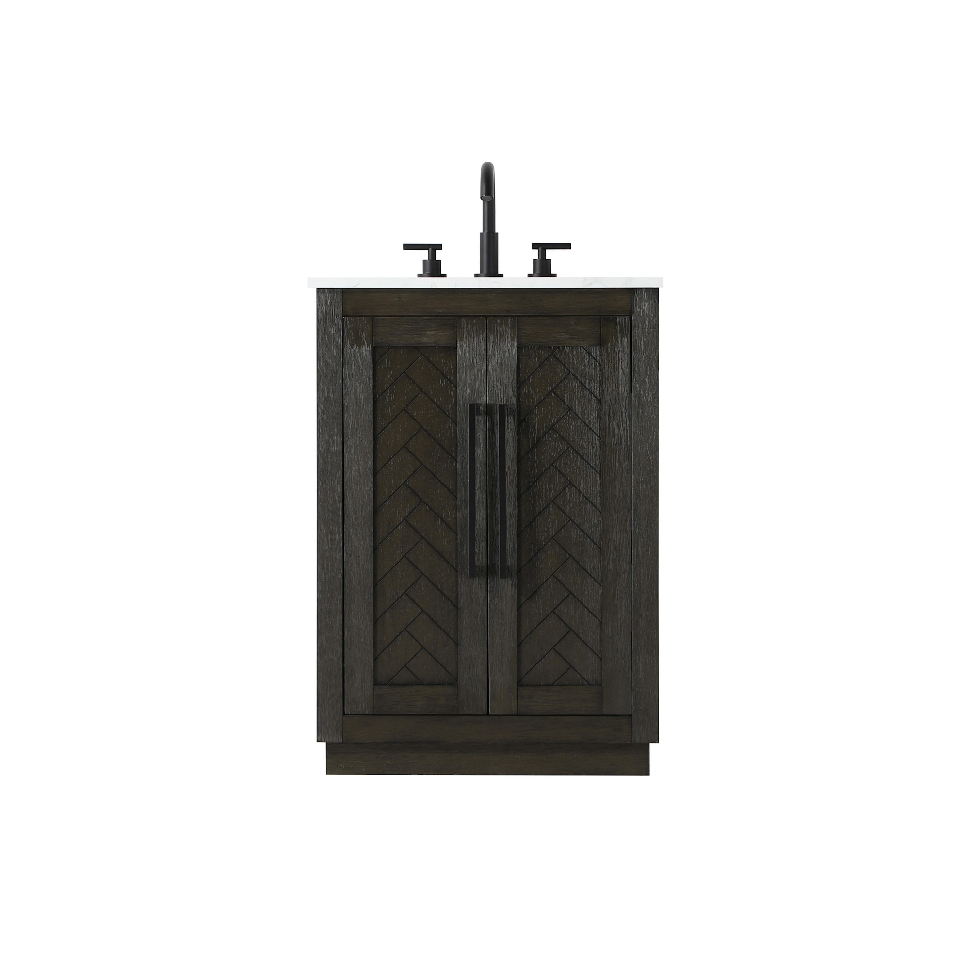 Elegant Lighting VF29024 Chase 24" Free Standing Single Basin Vanity