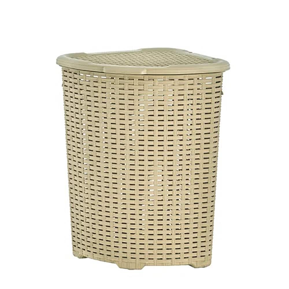 Wicker Corner Hamper - 50 Liter
