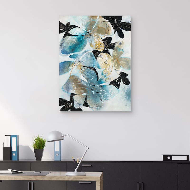 Jazzy Petals by K. Nari Canvas Art Print