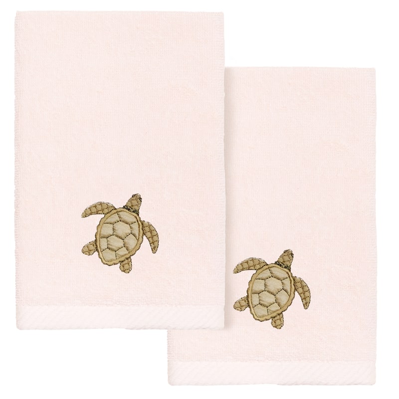 Authentic Hotel and Spa Tortuga 2PC Fingertip Towel Set - Blush