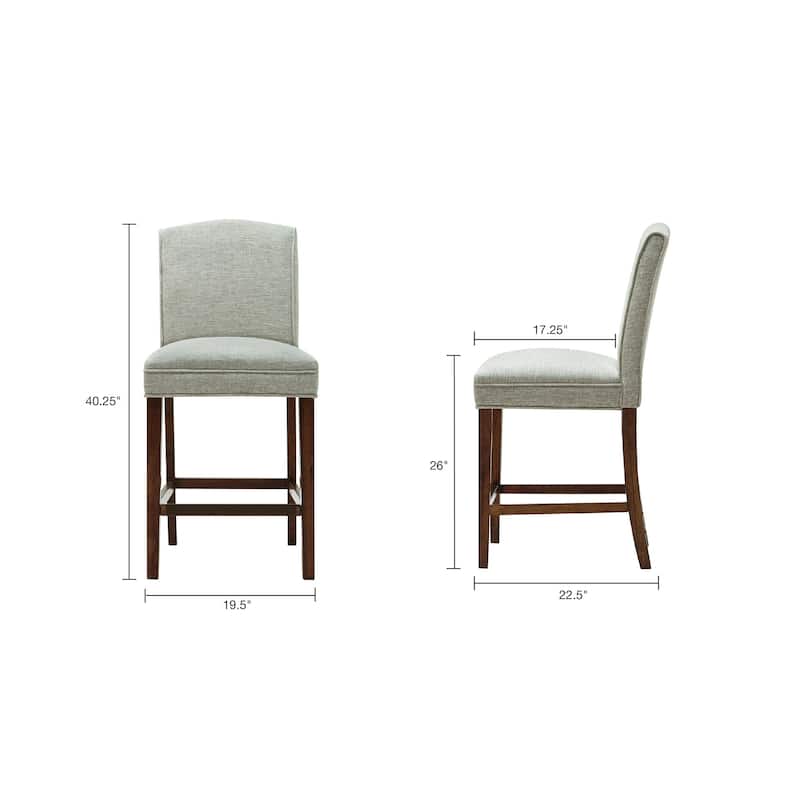 Madison Park Peyton Cream Counter Stool
