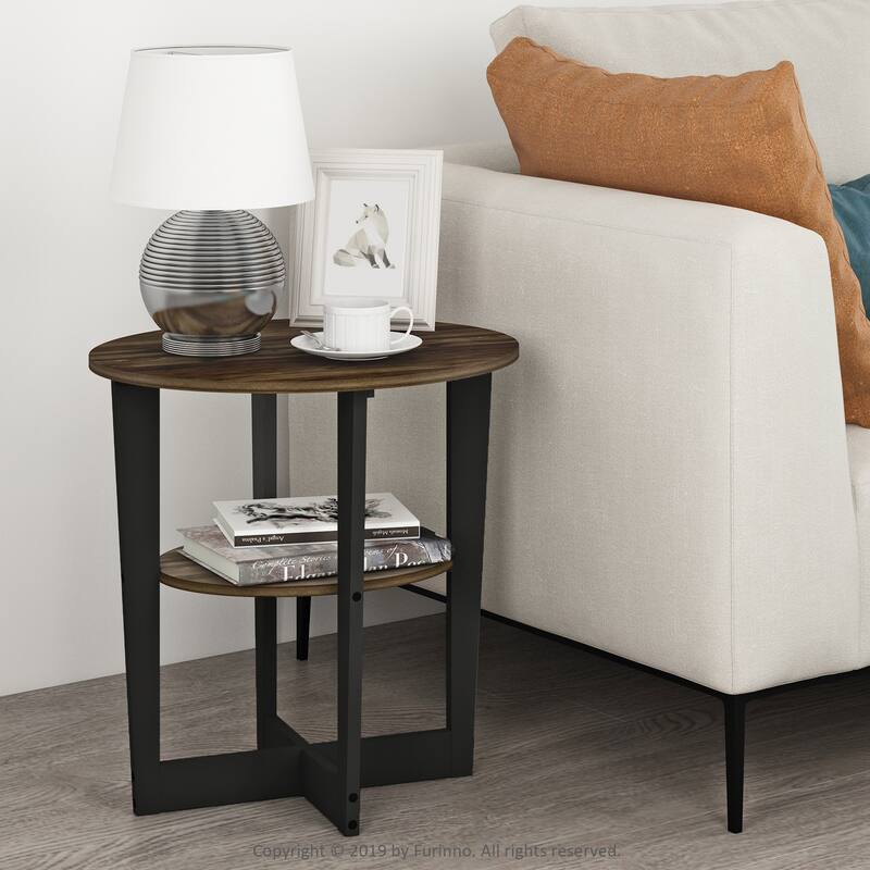 Furinno JAYA Oval End Table