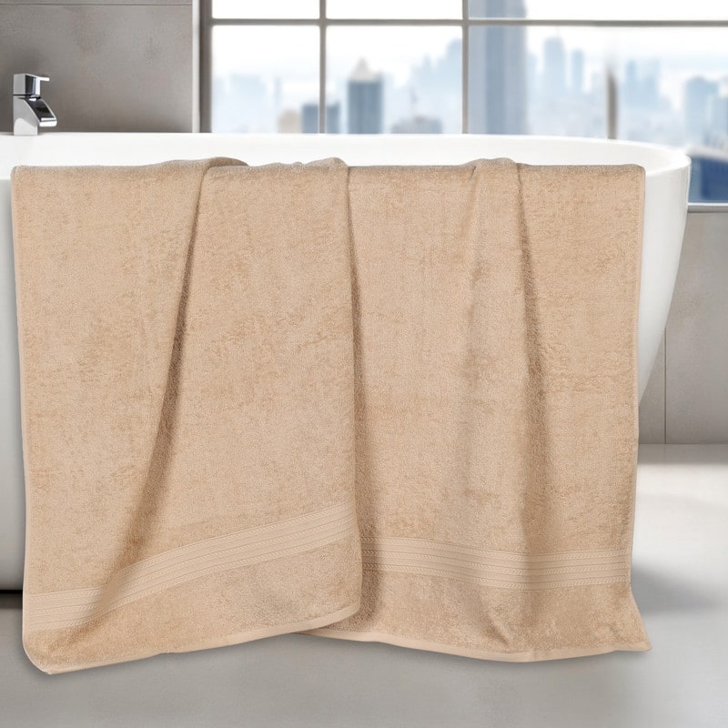 Eco-Friendly Sustainable Cotton Bath Sheet by Superior (Set of 2)
