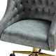 preview thumbnail 52 of 57, ET Tufted Task Chair With Golden Base by HULALA HOME