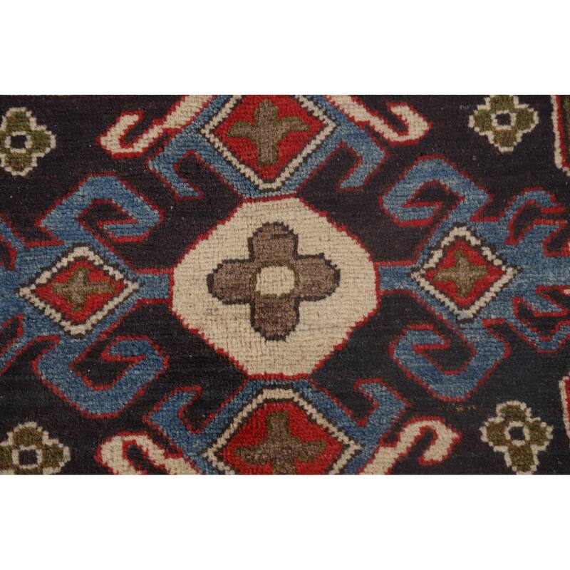 Traditional Kazak Oriental Area Rug Handmade Red Wool Carpet - 8'7"x 11'3"