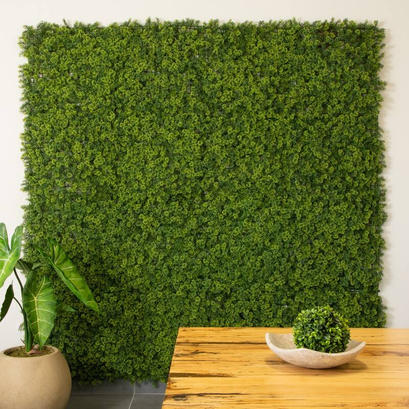 Irish Green Meadow Artificial Wall Panels - 20" - Set of 6