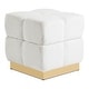 preview thumbnail 15 of 17, Furniture of America Soren Modern 18-inch Boucle Storage Ottoman with Biscuit Tufting