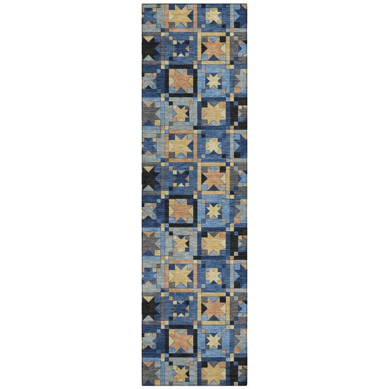 Machine Washable Indoor/ Outdoor Global Goddard Chantille Rug