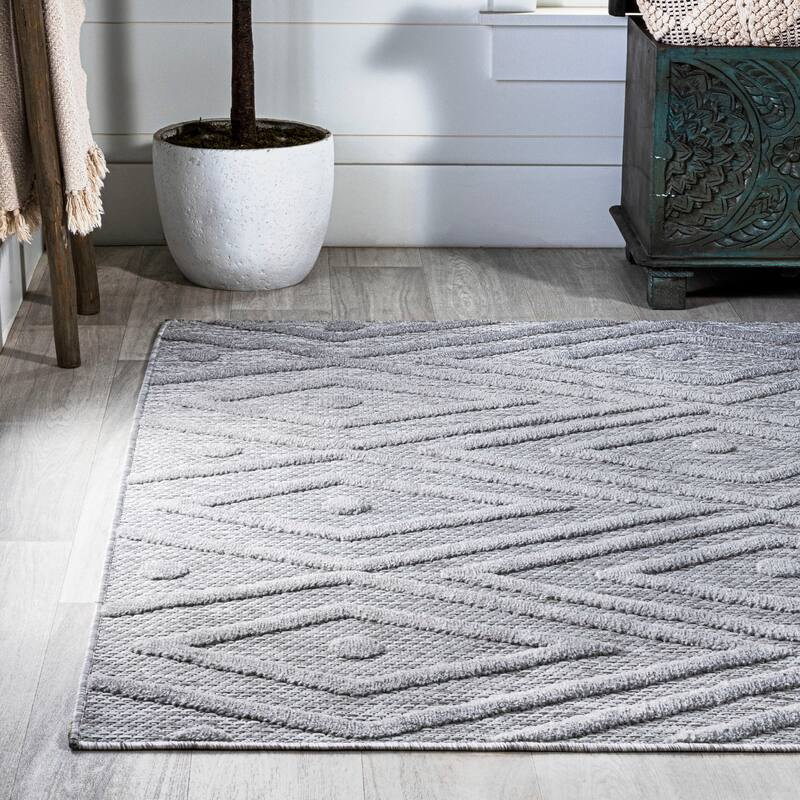 JONATHAN Y Salines Moroccan Diamond Indoor/Outdoor Area Rug