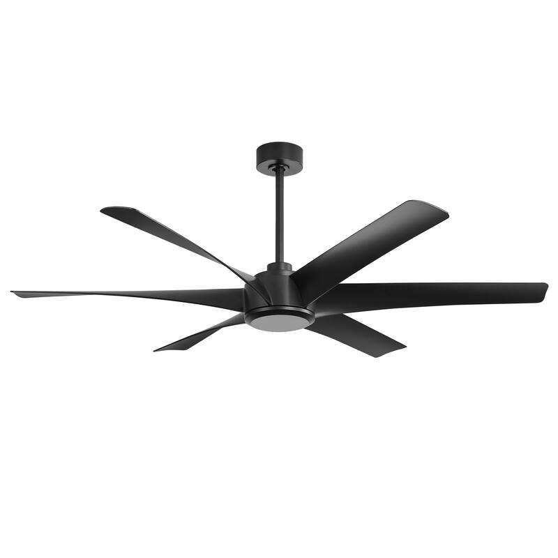 65-in Indoor Large Ceiling Fan with Remote without Light (6-Blade)