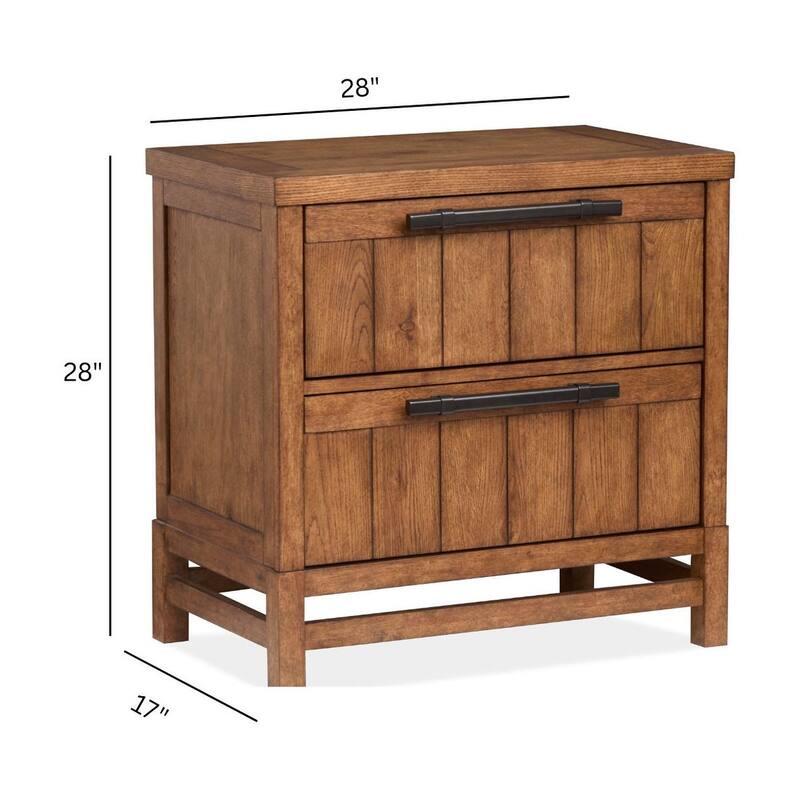 Magnussen Home Conway Honey Wheat Drawer Nightstand