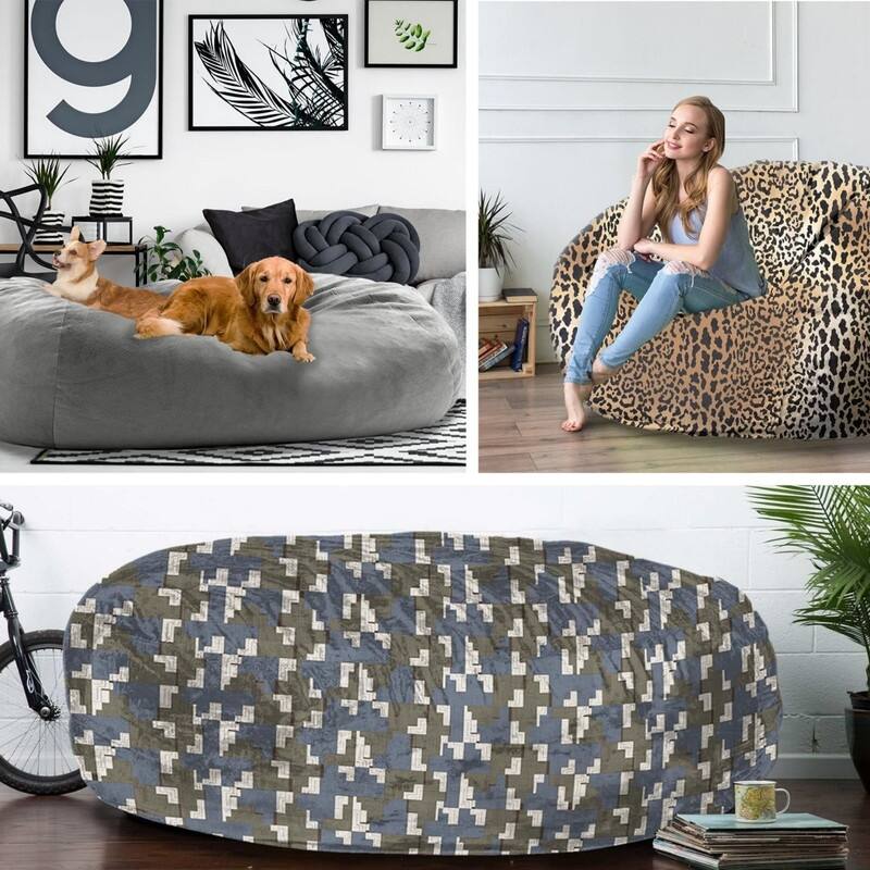 Bean Bag Chair Cover (No Filler)(180 * 90cm)