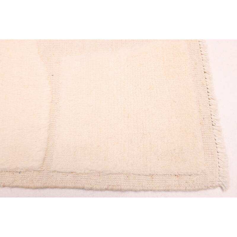 ECARPETGALLERY Hand-knotted Pak Finest Marrakesh Cream Wool Rug - 7'9 x 10'0