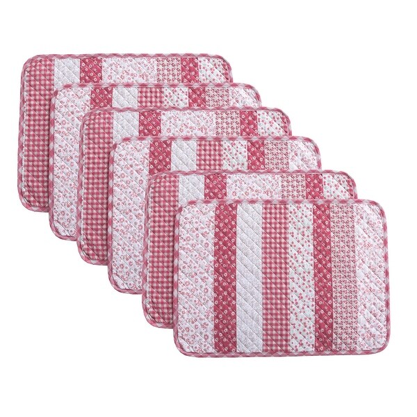 Country Living Stripe 6-Piece Placemat Set - 13x19. Opens flyout.
