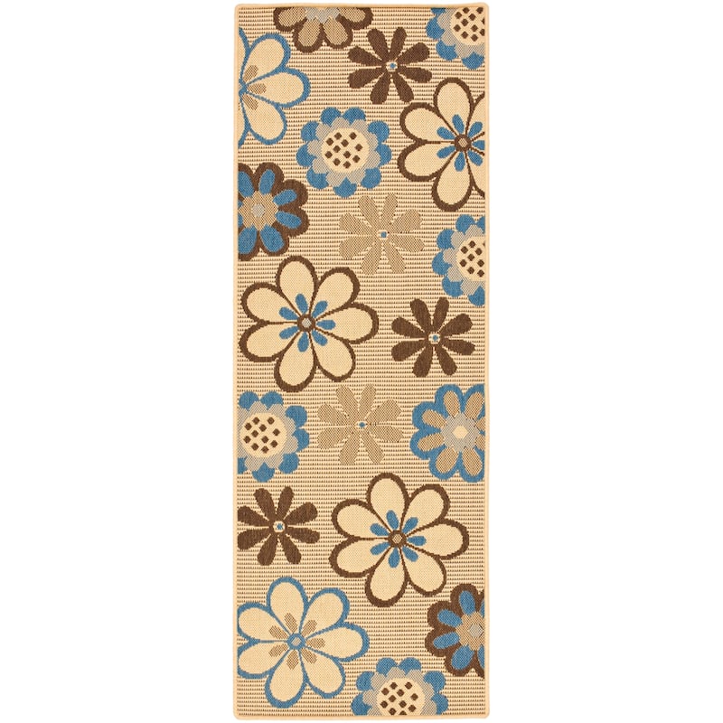 SAFAVIEH Courtyard Doloris Indoor/ Outdoor Waterproof Patio Backyard Rug