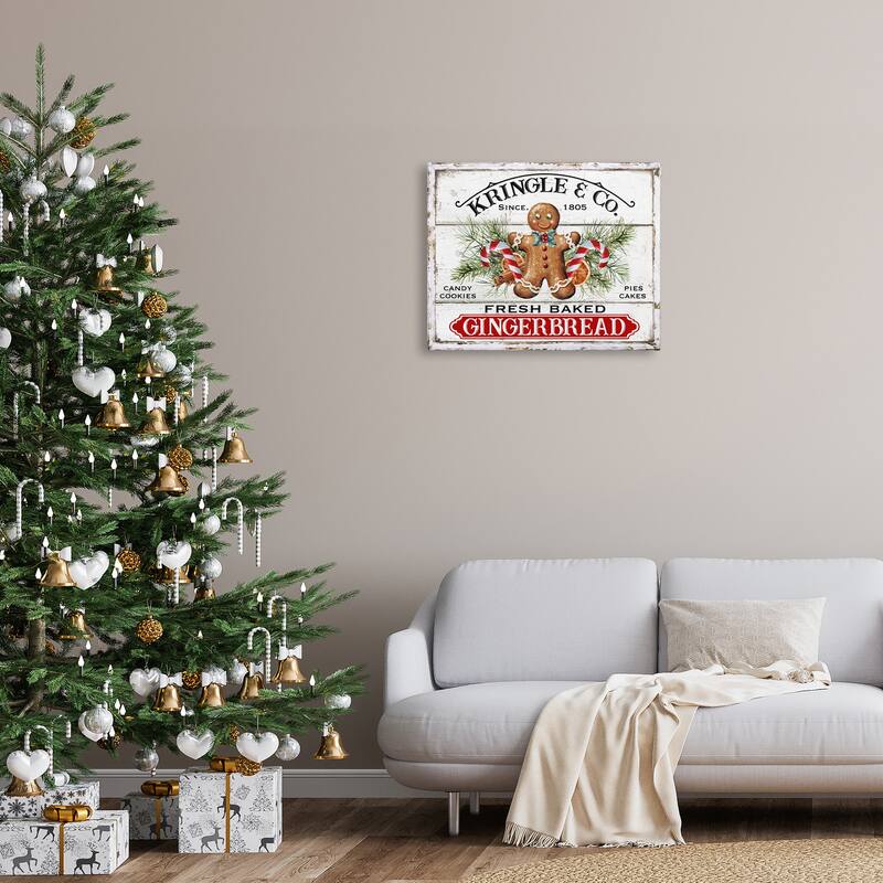 Stupell Fresh Gingerbread Cookies Canvas Wall Art Design By Creatif Belle