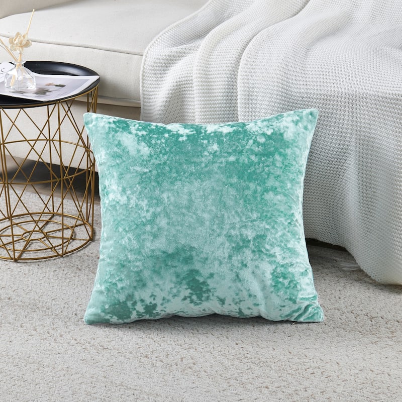 Rancho Crushed Velvet Throw Pillow Cover Set, NO INSERT