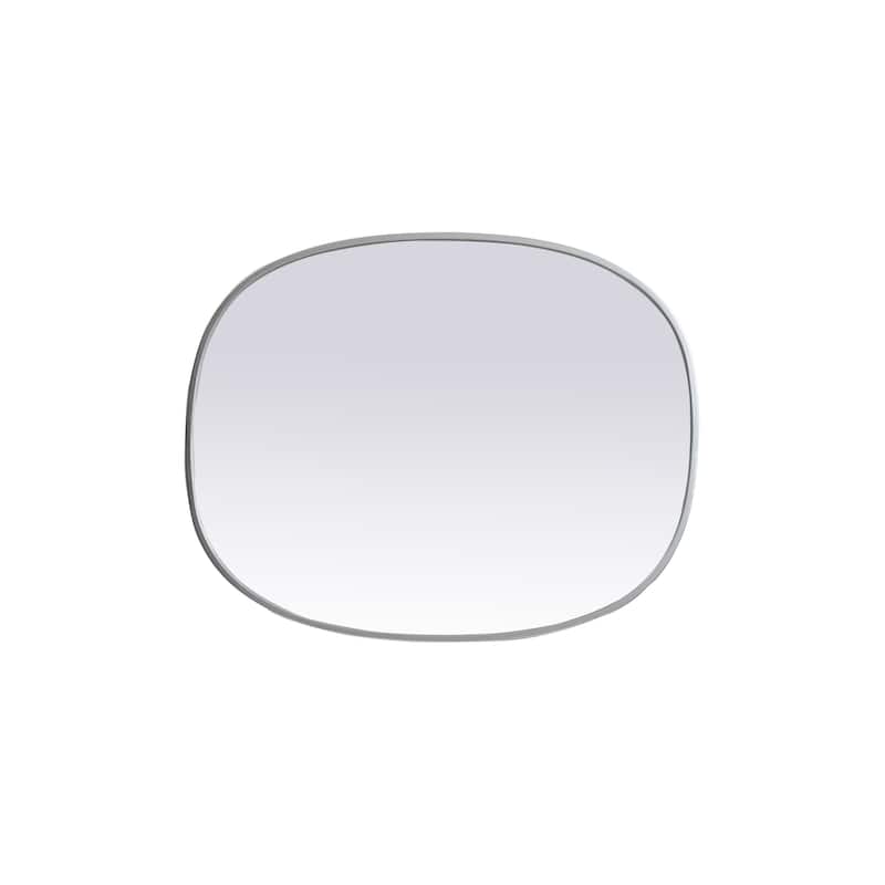 Elegant Lighting MR2B2430 Brynn 24" W x 30" H Modern Oval Bathroom