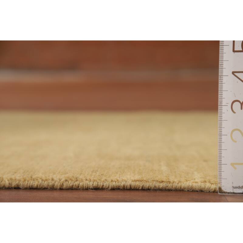 Contemporary Gabbeh Oriental Foyer Rug Handmade Modern Wool Carpet - 2'7"x 4'1"