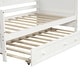 preview thumbnail 5 of 24, Nestfair Twin Size Wooden Daybed with Trundle Bed
