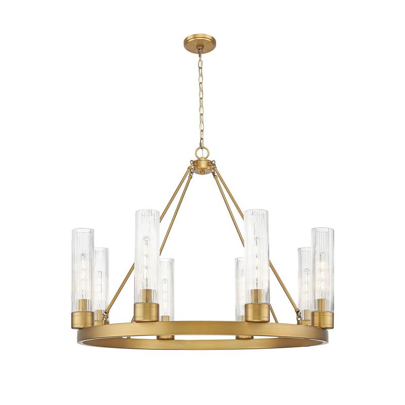 Innovations Lighting Downtown Urban - Boreas - 6 Light 36" Chandelier with 11" Shades