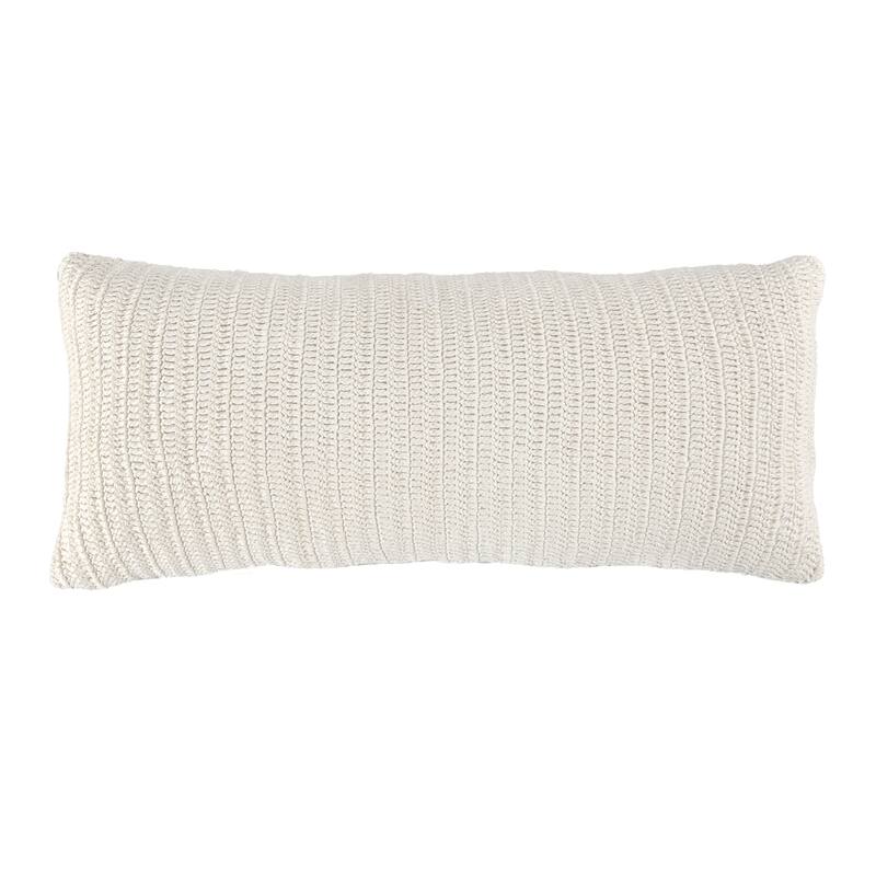 Villa by Classic Home Nakeya Knitted 14 x 26 Throw Pillow