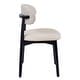 preview thumbnail 25 of 27, Modern Solid Wood Dining Chair with Upholstered Seat by GDFStudio
