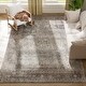 preview thumbnail 1 of 7, HOMCOM Area Rug 8x10, Machine Washable Rug, Non-Slip Traditional Floor Cover Foldable Carpet for Living Room - 6' x 7' Cream/Onyx - 6' x 7' - Square