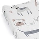 preview thumbnail 4 of 4, Sweet Jojo Designs Dog Boy Girl Unisex/Gender Neutral Changing Pad Cover Sheet Grey Taupe Blue Modern Puppy Pet Watercolor Paw