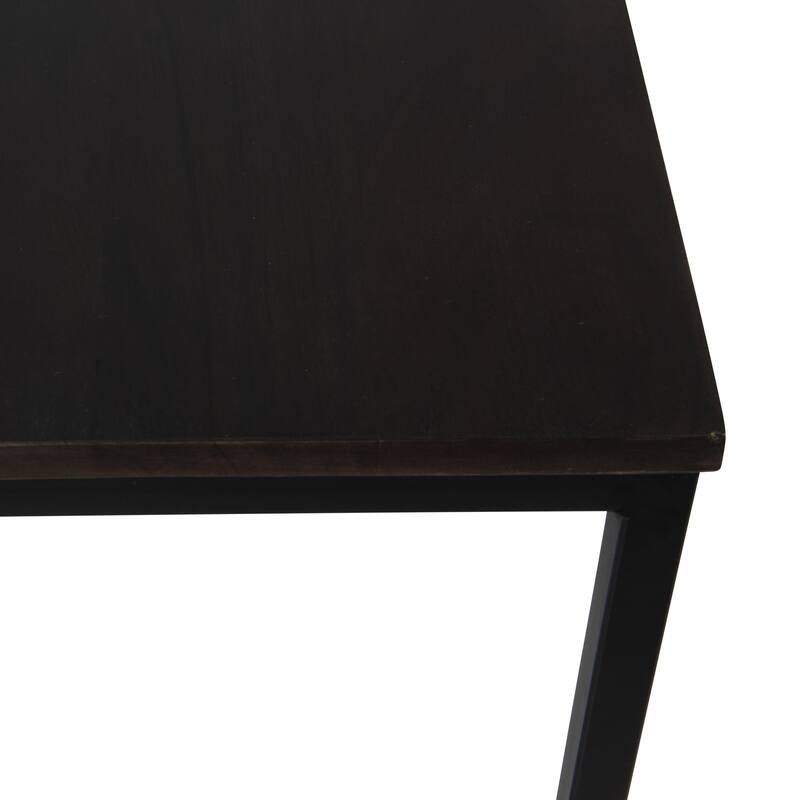 Black Wood & Metal Nesting Tables