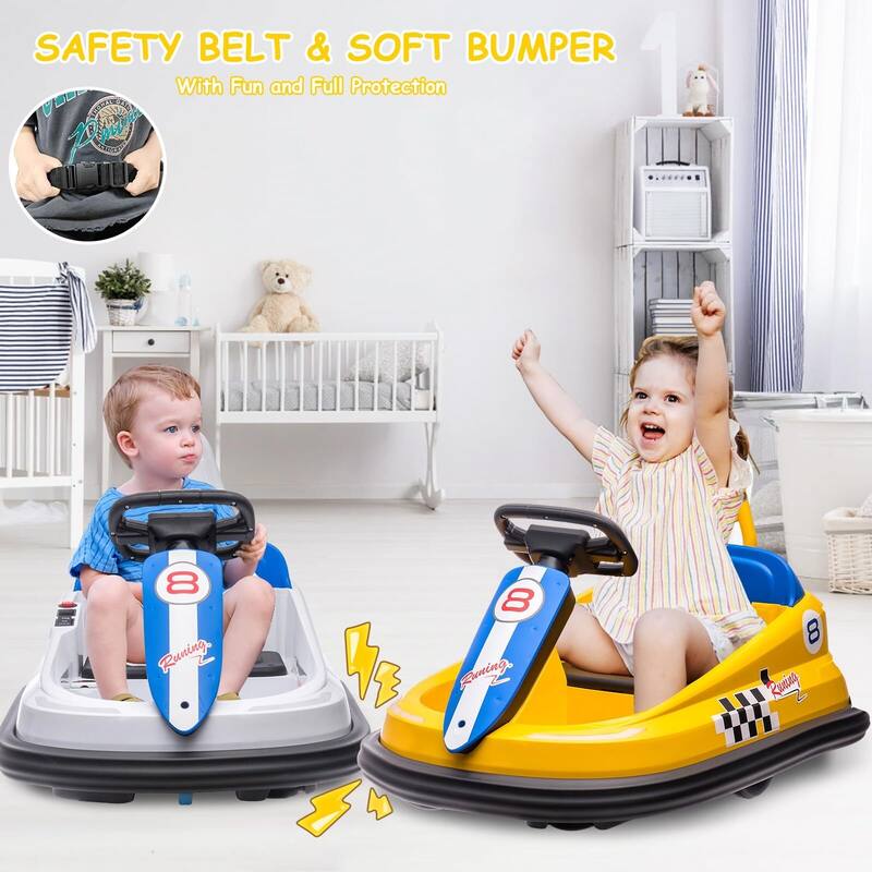 Baby Bumper Car, 6V Electric Ride On Car with 360 Spin