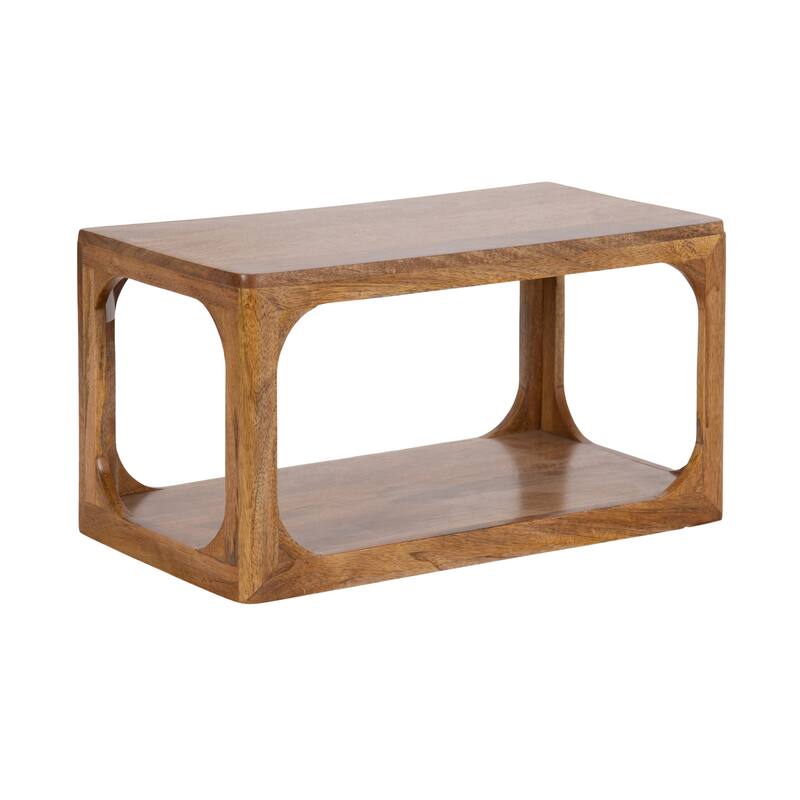 Kate and Laurel Dahl Floating Side Table - 18x10x10 - Natural