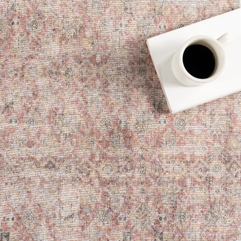 Nuloom Hillstone Collection Traditional Vintage Medallion Area Rug