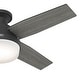 preview thumbnail 5 of 22, Hunter 44" Dempsey Flush Mount Ceiling Fan with LED Light, Handheld Remote - Modern, Contemporary, Transitional, Industrial