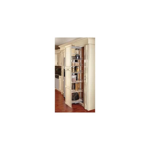 Rev-A-Shelf Pull-Out Pantry with Maple Shelves for Tall Kitchen