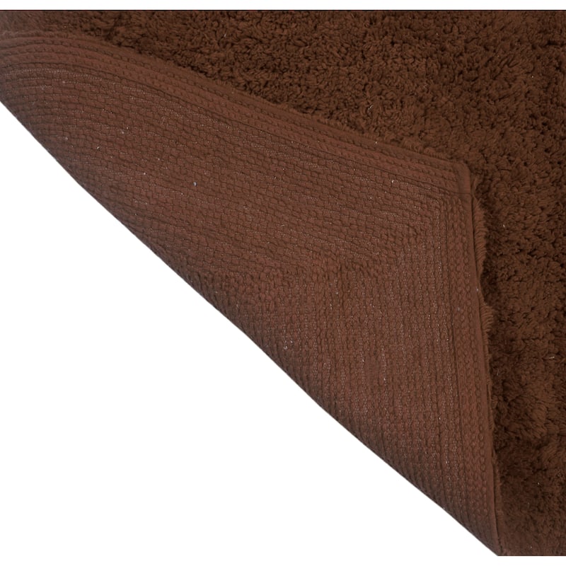 Waterford Collection 100% Cotton Non-Slip Bathroom Rug Set, Machine Washable Bath Rug, 5 Piece Bath Mat Set with Contour