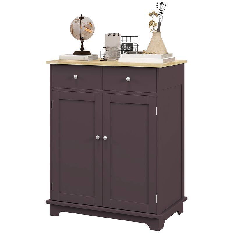Versatile Kitchen Sideboard Accent Cabinet Entryway Cabinet with Drawers, Buffet Cabinet Hallway Cabinet Dining Cabinet